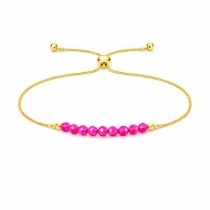 Ruby Lariat Bracelet